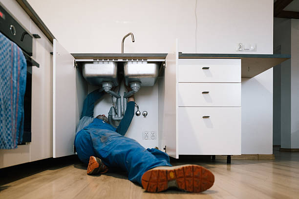 Professional Drain Cleaning technician working in Chaplin, CT